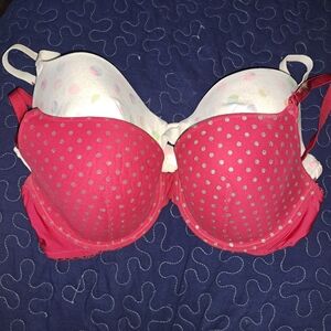 Women's pink bras